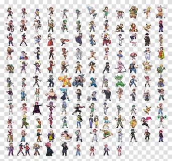 Pokemon Gary Sprite Sheet - Realtec