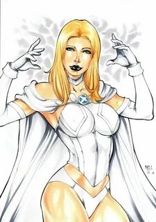 emma frost by https://www.deviantart.com/matheushenrique157 