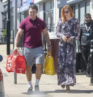 ELEANOR TOMLINSON and Will Owen Out Shopping in Coventry 05/