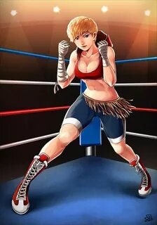 boxing by acesla Fighter girl, Fairy tail images, Women boxi