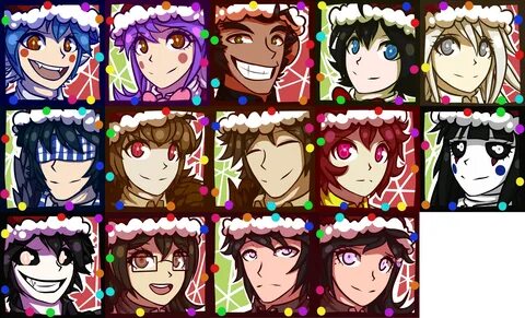 FNAC Christmas Icons by Wolf-con-f on DeviantArt