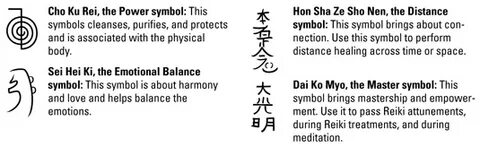 Sacred Reiki Symbols Article - dummies