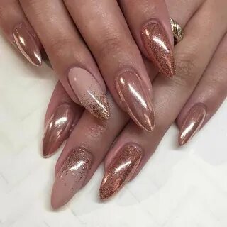 Pin on Burgundy and Rose Gold Nails