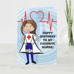 Super Nurse Birthday Card Zazzle.com Funny birthday cards, N