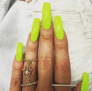 Lime green. Omg! I LOVE ❣ that color. The nails are just too