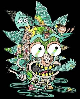 Picture of the day for December 5 2018 Rick and morty drawin