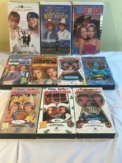 Mary Kate and Ashley Lot of 10 VHS Tapes Movies Nice Lot Ols