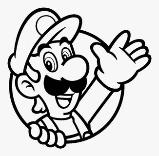 Luigi Clipart Black And White - Super Mario 3d World Luigi I