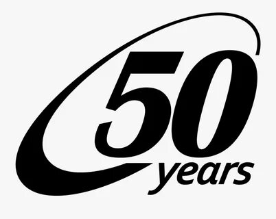Tregaskiss 50 Years Logo - 50 Years Clipart Black And White 
