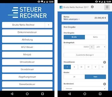 Steuerrechner: Gehaltsrechner / KFZ Steuer & mehr Apk Downlo