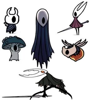 Transparent Hollow Knight Characters - Do not post referral 