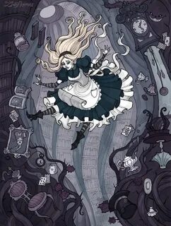 Pin by QueenBee on ether Alice in wonderland artwork, Dark a