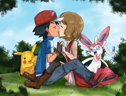 amourshipping ready to kiss Pokemon kalos, Pokemon, Pokemon 