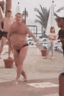 Fat Man Dancing In Speedo GIFs Tenor