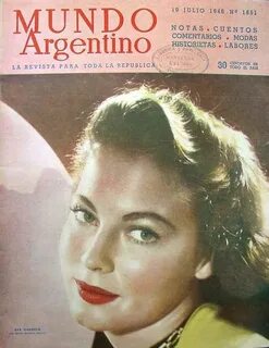 Ava Gardner - Mundo Argentino Magazine Argentina (10 July 19