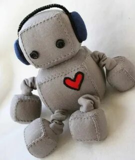 Plush robots - lots of different cute ideas on the page Sewi