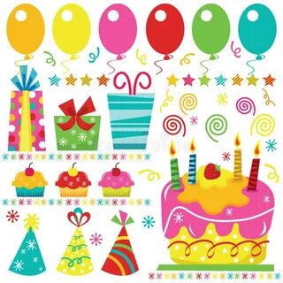 Happy Birthday Card (vector) Stock Vector - Illustration of 