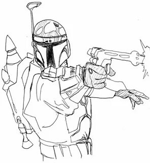 Jango Fett Coloring Pages Mclarenweightliftingenquiry