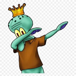 Squiddab Dabbing Shower Curtain Squidward Dab, Person, Human