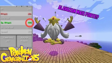 FIZ O ALAKAZAM PERFEITO! - Minecraft: PIXELMON GENERATIONS #