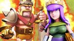Clash of Clans - BARB KING vs. ARCHER QUEEN - YouTube