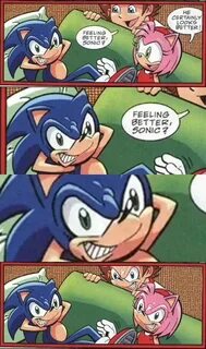 XD the last panel! Sonic funny, Sonic, Sonic face