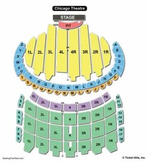 Chicago Theater Seating Chart Seating Charts & Tickets