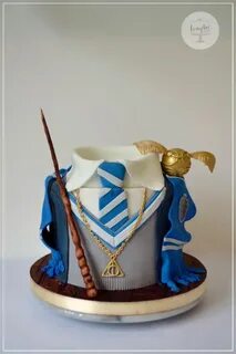 Harry Potter Ravenclaw cake by evangelinedulzuras Гарри потт