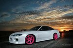 240sx....with pink wheels. Love this Dream cars, Pink wheels