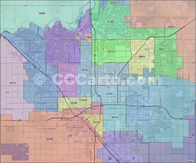 Fresno Zip Codes Map County Zip Code MAP (With images) Zip c