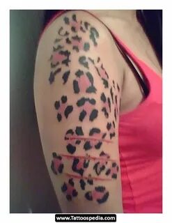 Cheetah print tattoos, Leopard print tattoos, Leopard tattoo