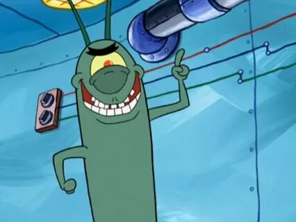Шелдон Планктон из мультсериала "Губка Боб Квадратные Штаны"