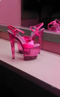 Buy hot pink stripper heels OFF-71