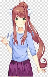 Just Monika transparent background PNG clipart HiClipart