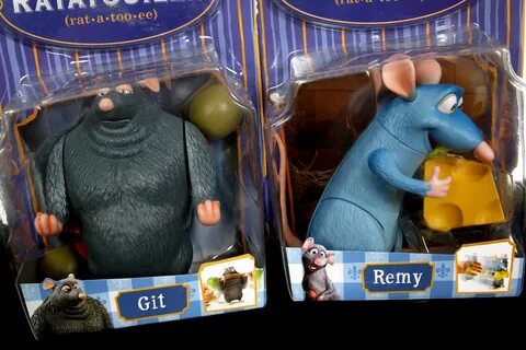 Emile Ratatouille Rat A Too Ee Action Figure Display Action 