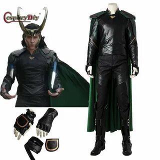 Cosplaydiy Superher THOR:Ragnarok Loki Cosplay Costume Loki 