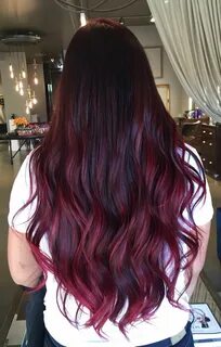 Fall violet reds! Red balayage hair, Ombre hair, Violet hair