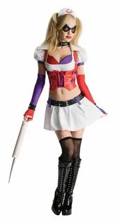Harley Quinn Batman Arkham City Nurse Costume Halloween Idea