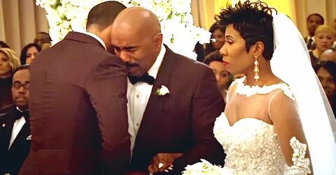 Emotional Steve Harvey Walks His Daughter Down The Aisle