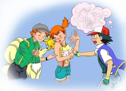 Liam and Ninetails Pokemon ash and misty, Ash and misty, Pok