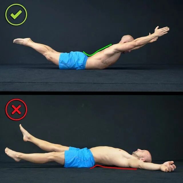 To Arch or not to Arch, that is the question!Depending on the exercise/move...