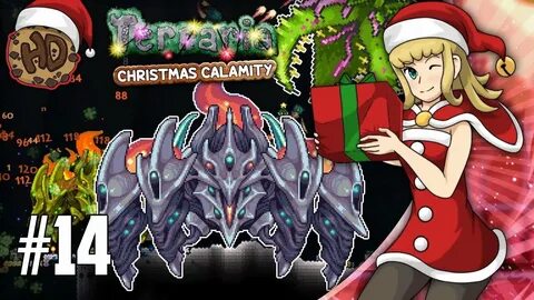 New Calamity Boss Astrum Aureus! Terraria Christmas Calamity