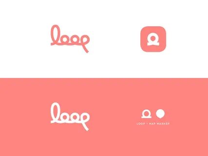 loop WIP Graphic design blog, Loop, Identity logo