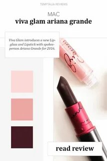 MAC Viva Glam Ariana Grande Lipstick & Lipglass Review, Phot