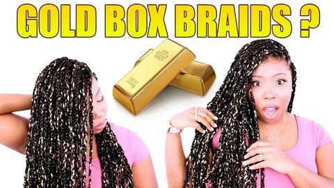 How To Black Hair - Box Braids Made Of REAL GOLD?