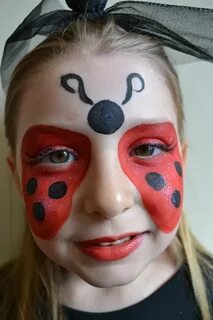 Ladybug face paint, Face painting designs, Face painting hal