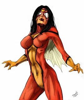 Spider Woman colored by DanOliveira on DeviantArt Spider wom