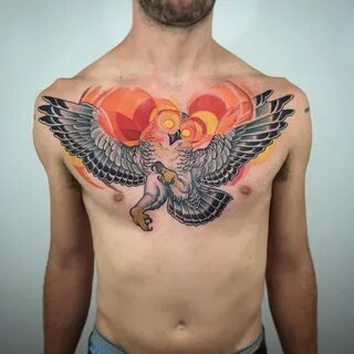 Traditional Owl Chest Tattoo * Arm Tattoo Sites