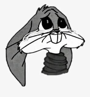 Sad Sticker Clipart , Png Download - Bugs Bunny Sad Face , F