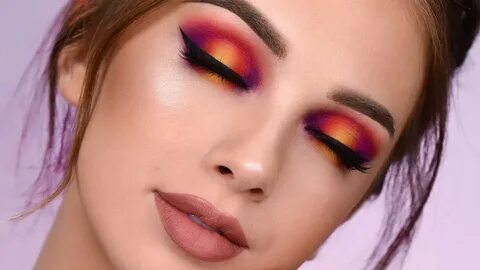 Sunset Eye Makeup Look Related Keywords & Suggestions - Suns